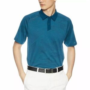 UNDER ARMOUR  Mens UA Microthread Sprocket Polo‎ Shirt Techno Teal Blue  2XL